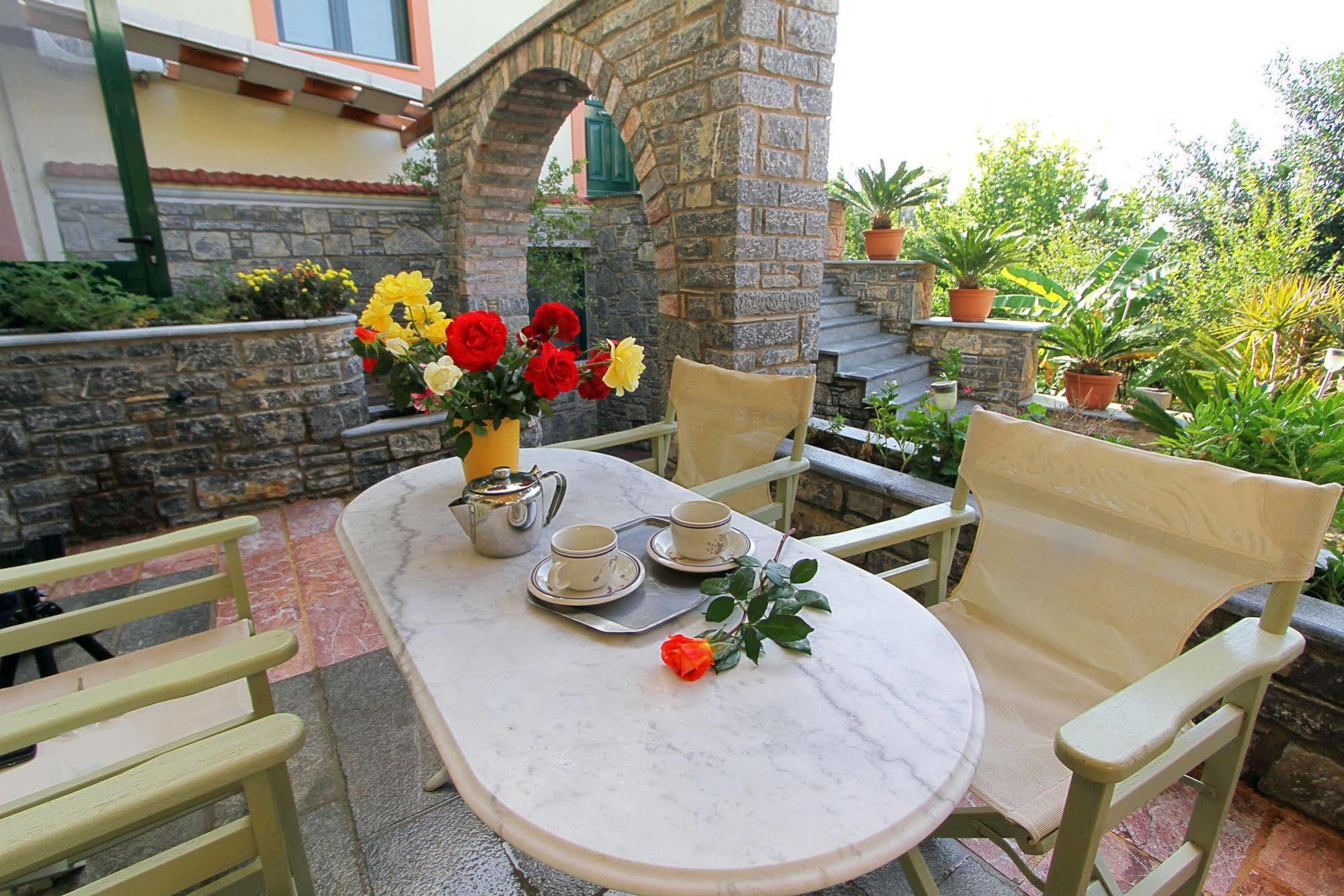 Cozy Residences In The Center Of Volissos Village - Lydia Lithos- Eksteriør billede